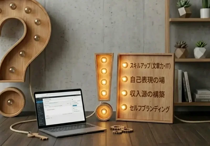 初心者にブログをおすすめする理由