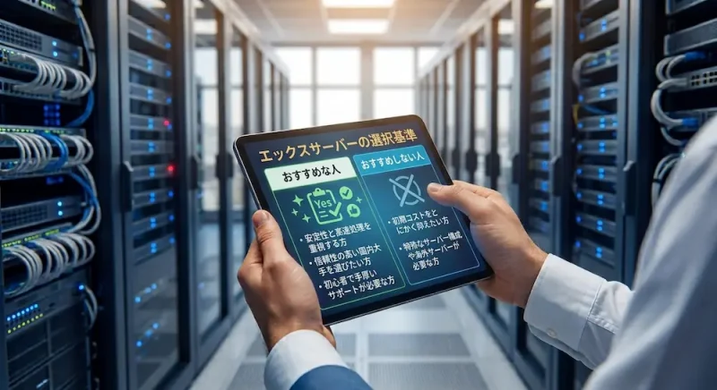 エックスサーバーがおすすめな人・おすすめしない人